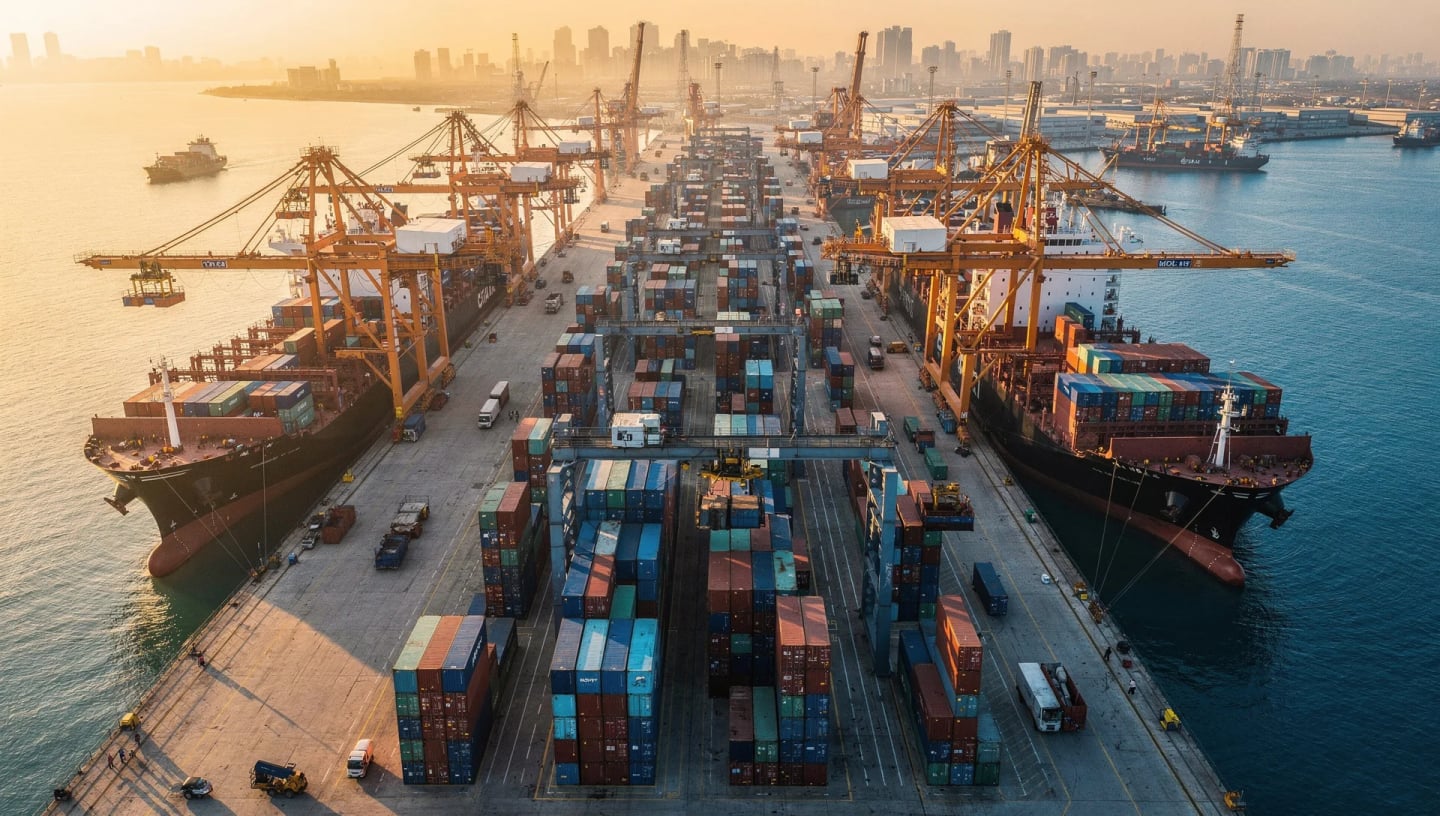 International container port — global logistics and system integration